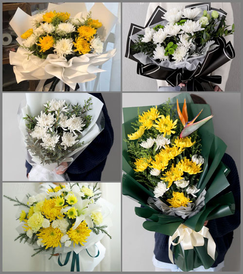 四川成都邛崃市冉义镇九龙村白事花束代送